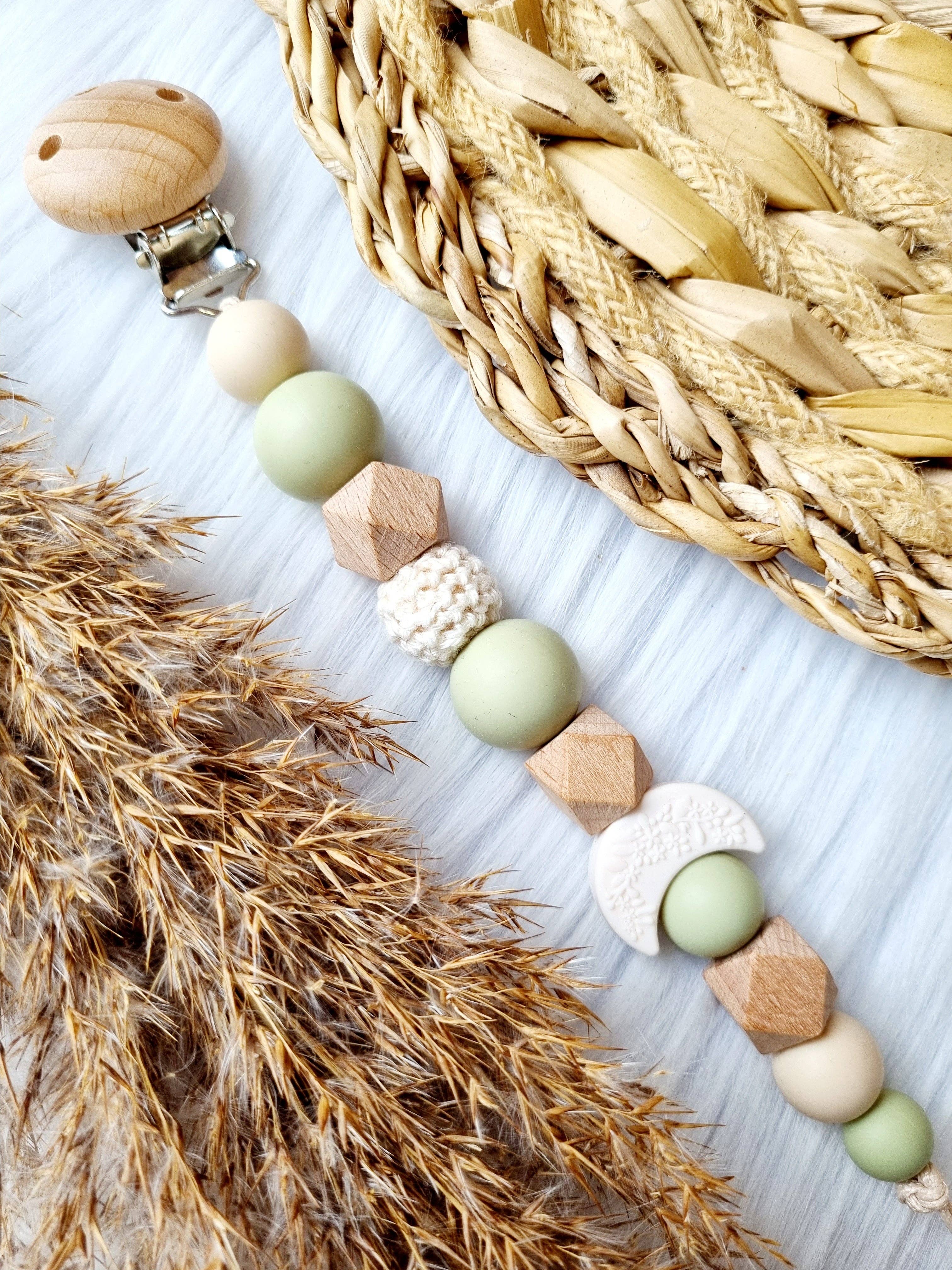 Speenkoord Måne off-white, salvie, beige