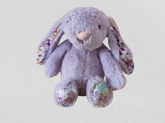 Annie & Charles® Bunny Flower plys legetøj: Blå - Arnold