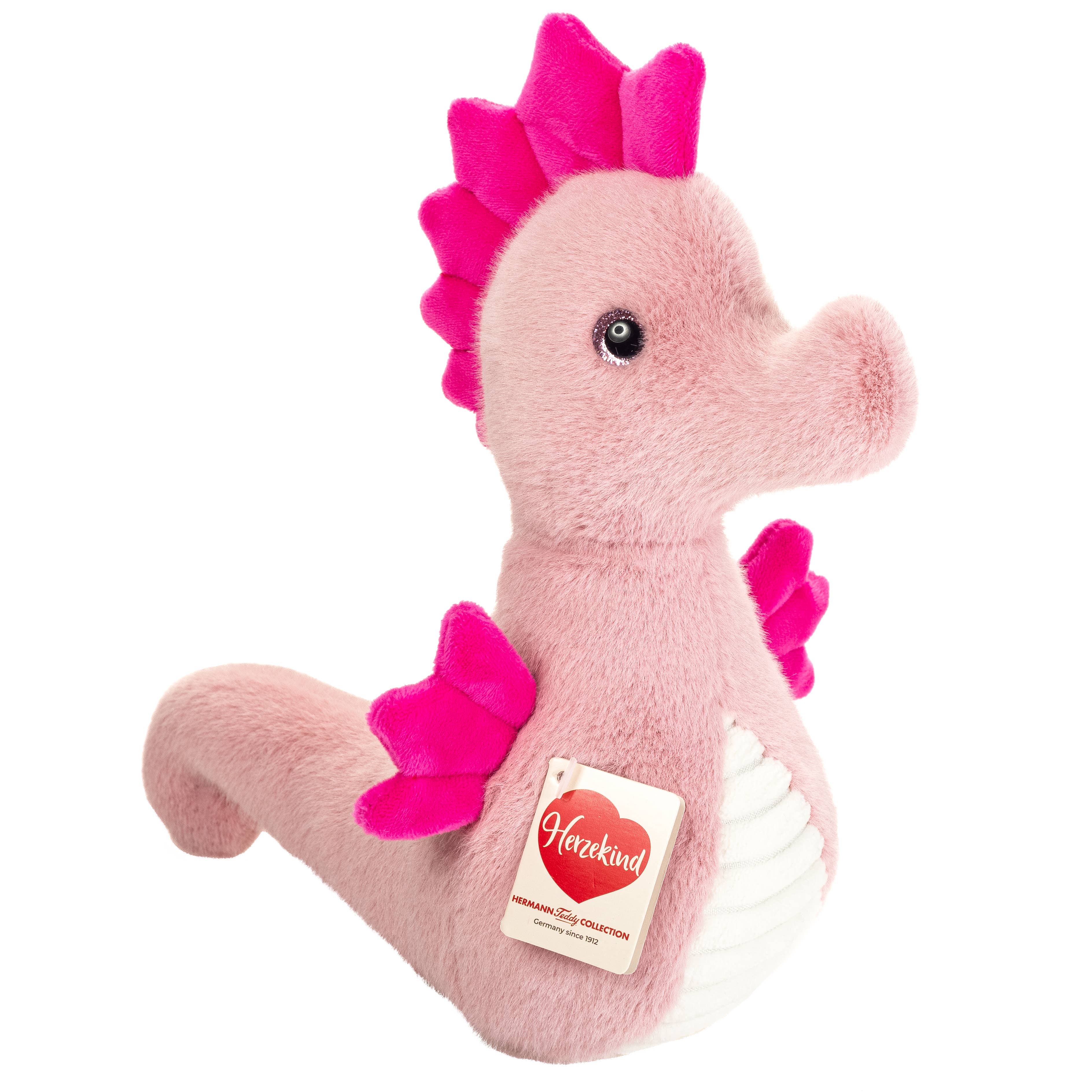 Søhest Alba rosa 23 cm - Plyslegetøj - Stofdyr