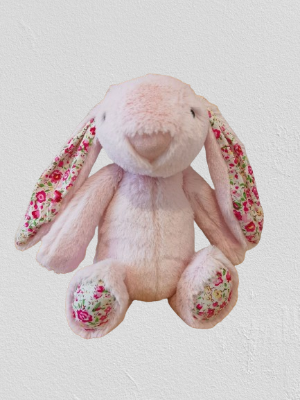 Annie & Charles® Bunny Flower plys legetøj: Lyserød - Alice
