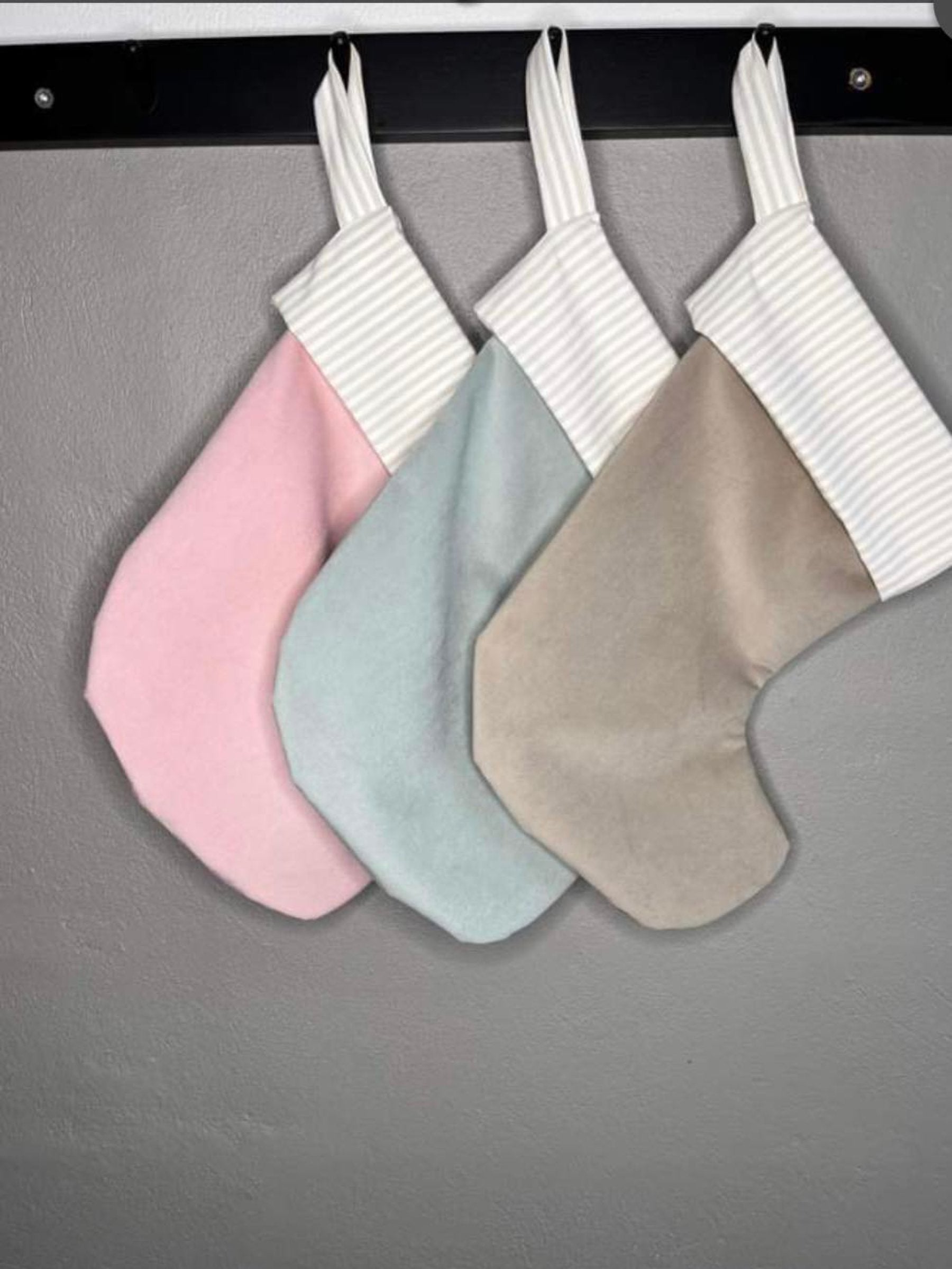 Julesok med hvidestriber