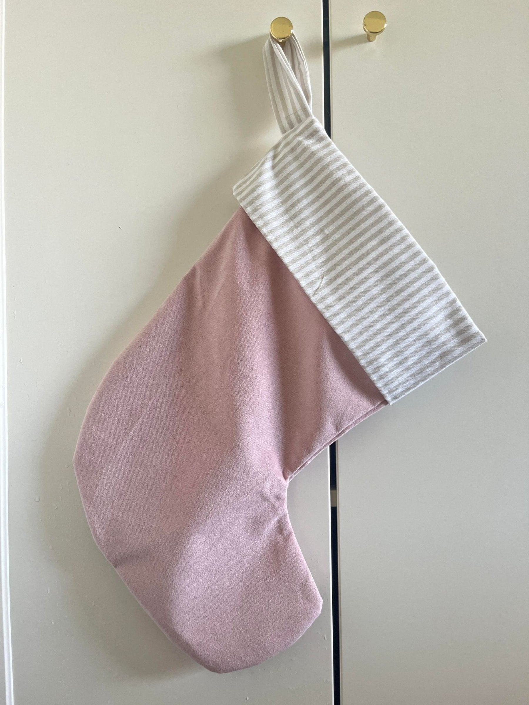 Julesok med hvidestriber