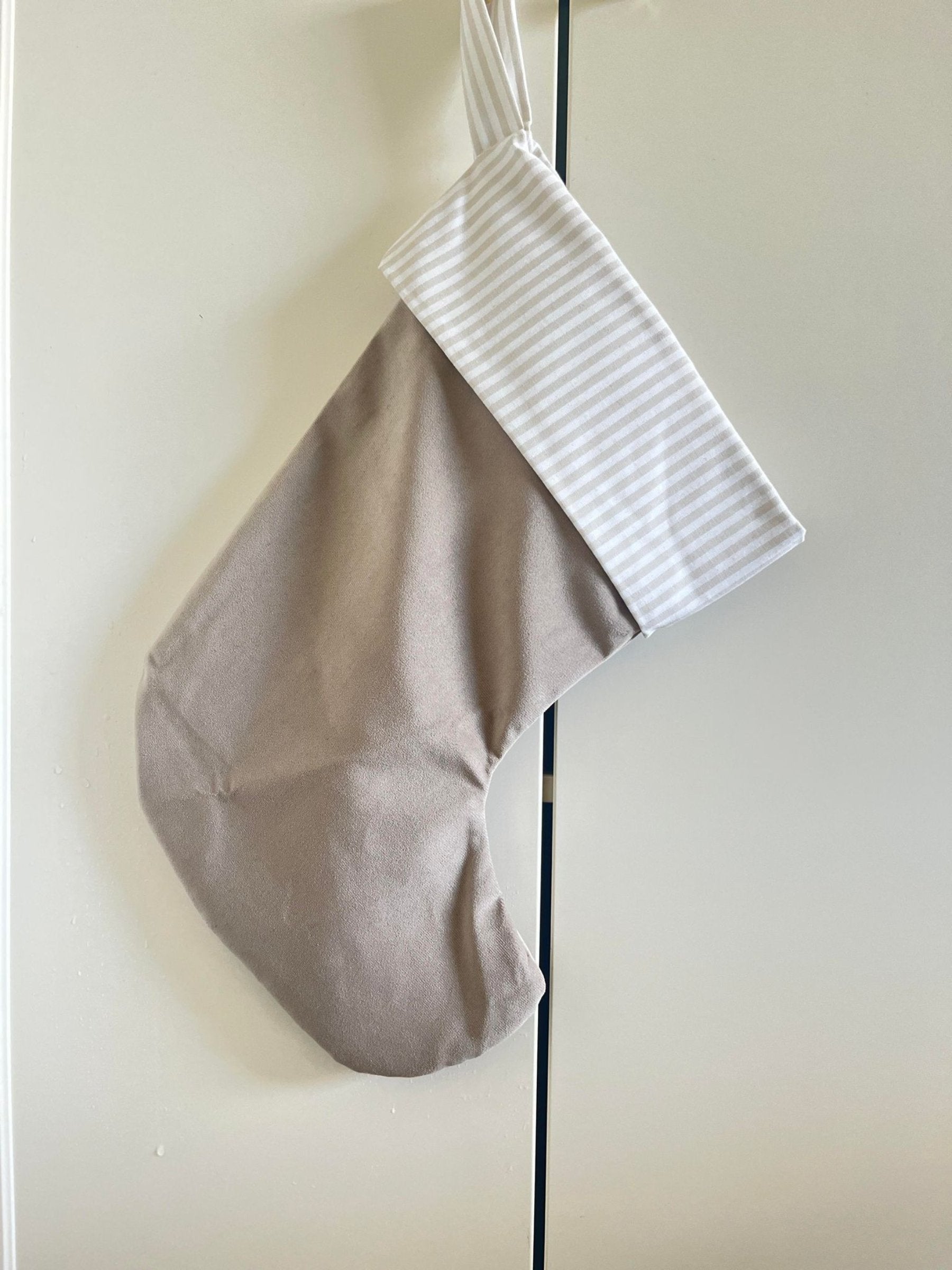 Julesok med hvidestriber