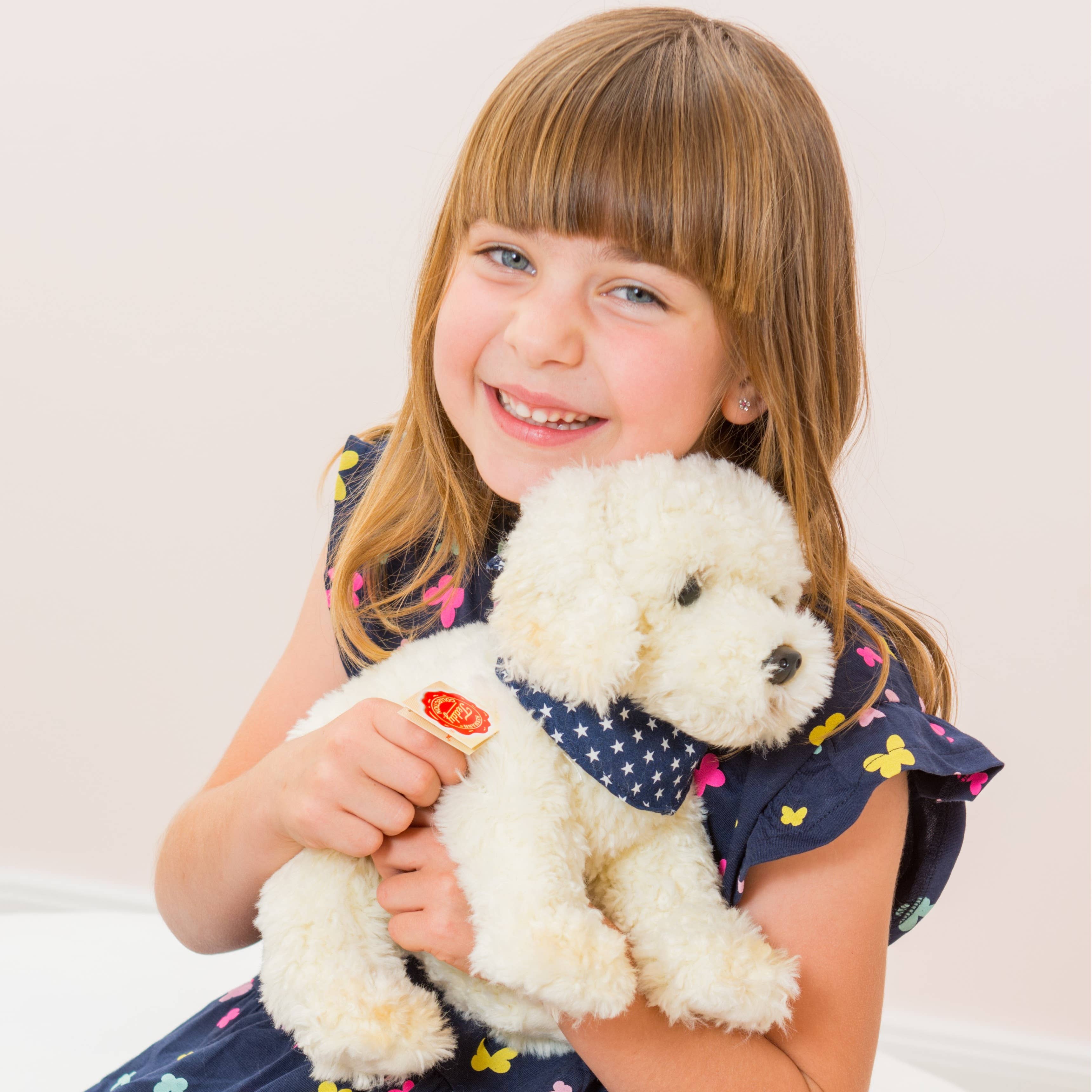 Labradoodle bamse 28 cm - blød krammedyr