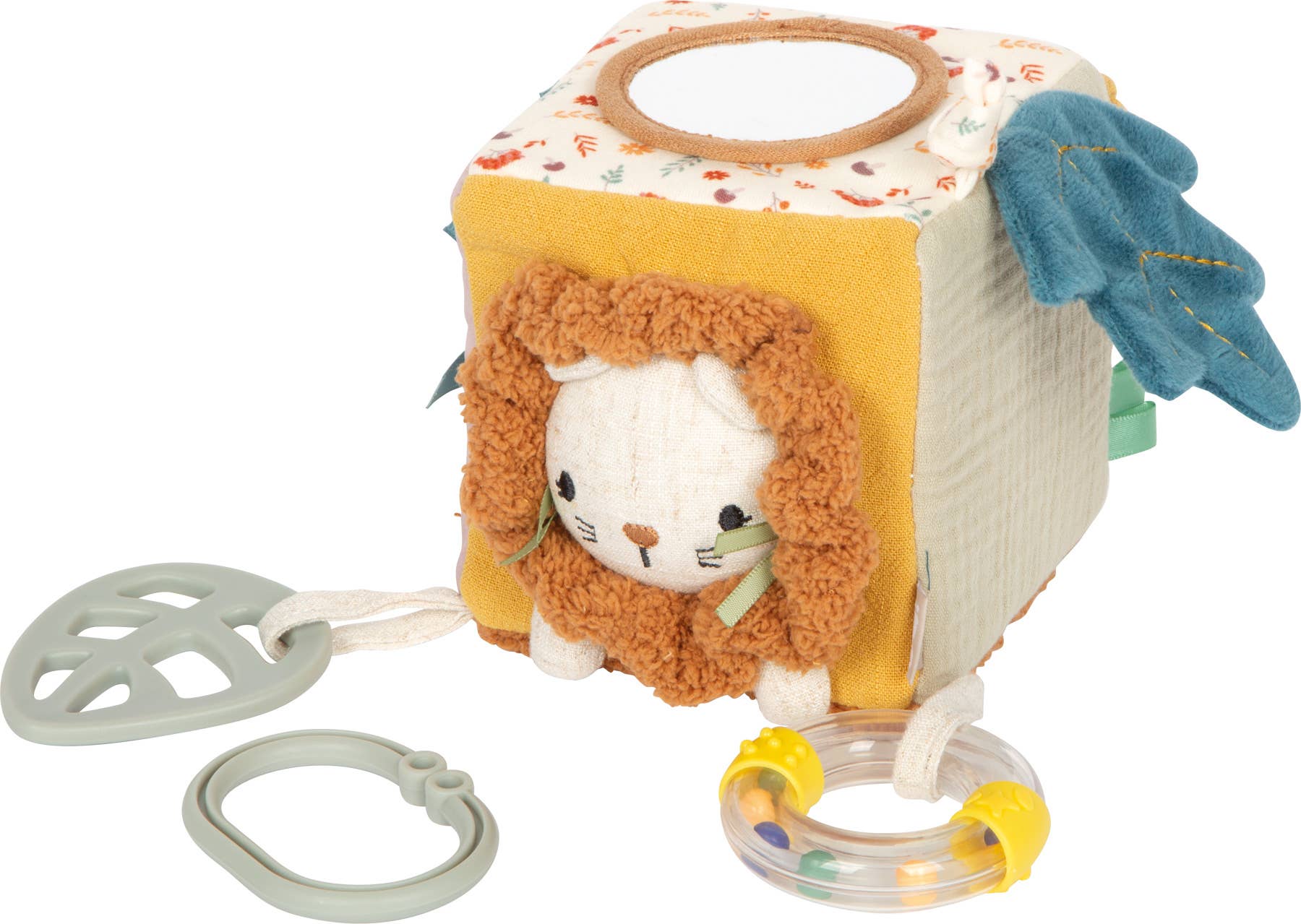 Babylegetøj terning "Little Lion" | Baby | Stof