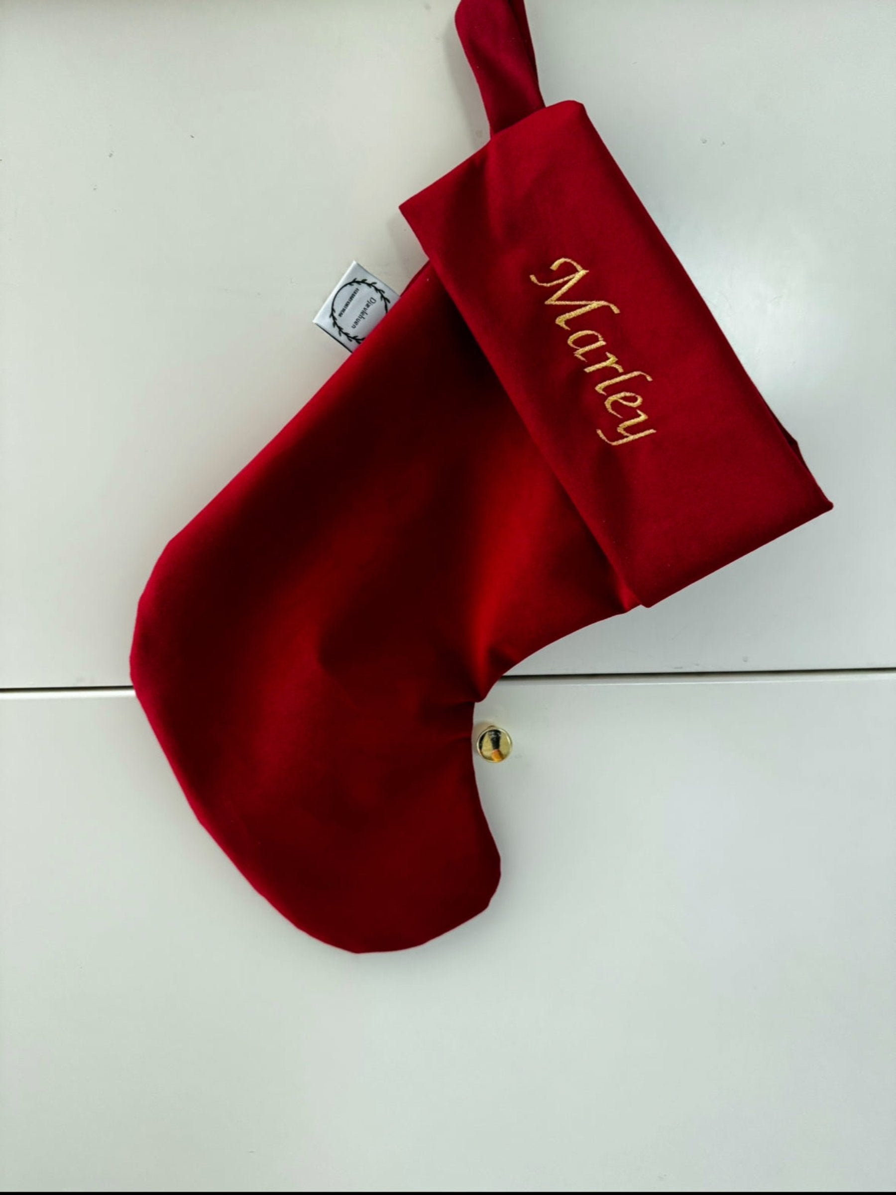 Julesok med navn rød