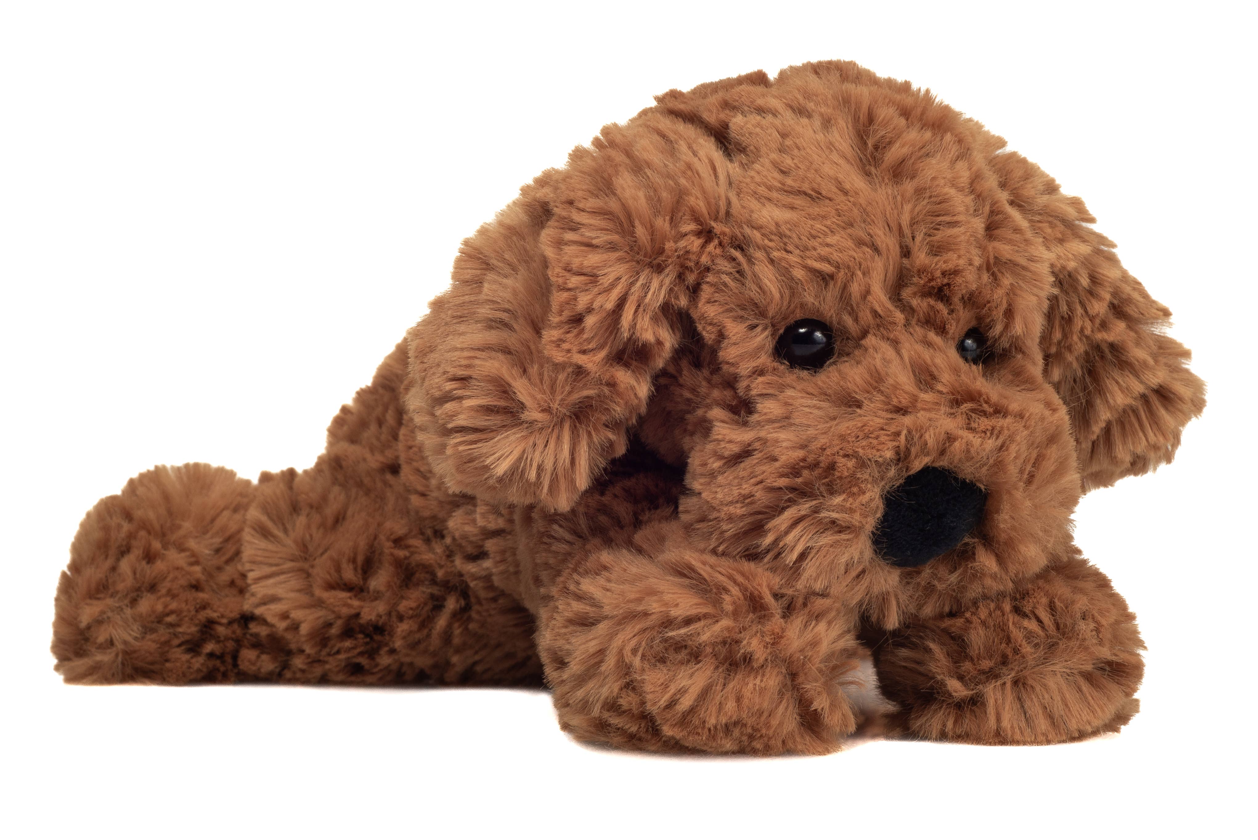 Slingrehund 3-farvet sorteret 20 cm -Plyslegetøj -Stofdyr