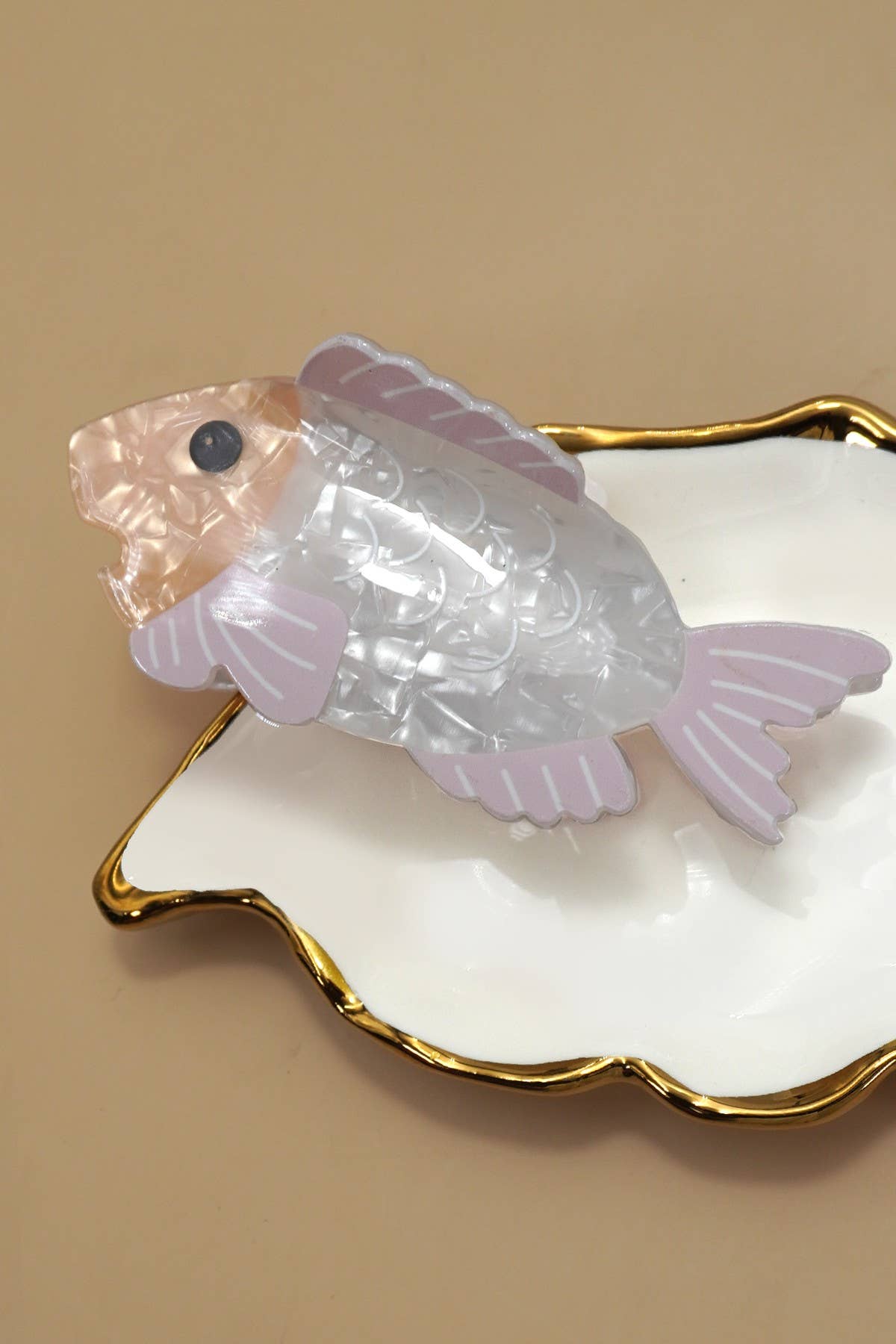 STORE JUMBO OCEAN SEA FISK HÅRKLO KLIPS | 40H1009: FISH