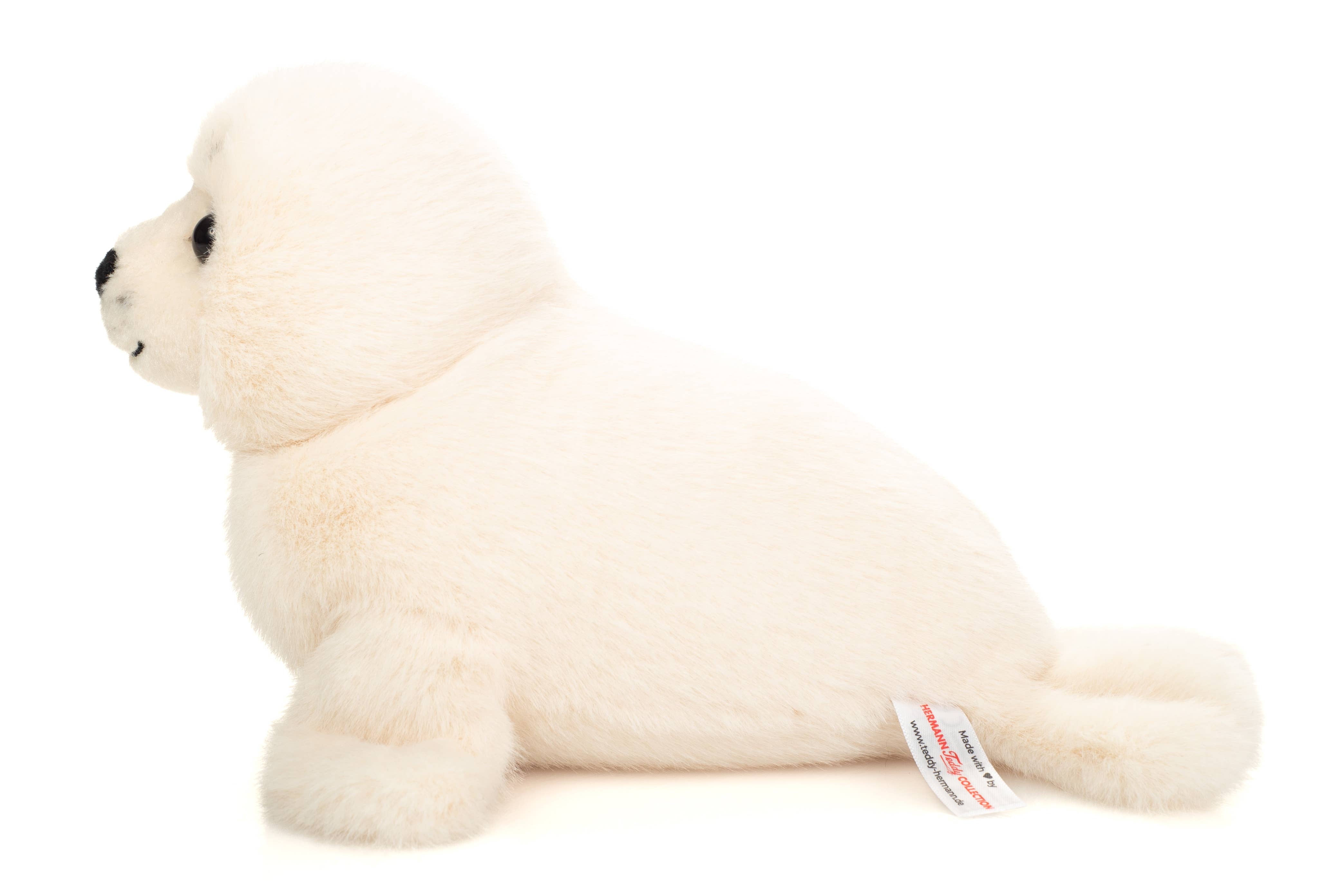 Hvid sæl 25 cm - Bamse - Plysdyr