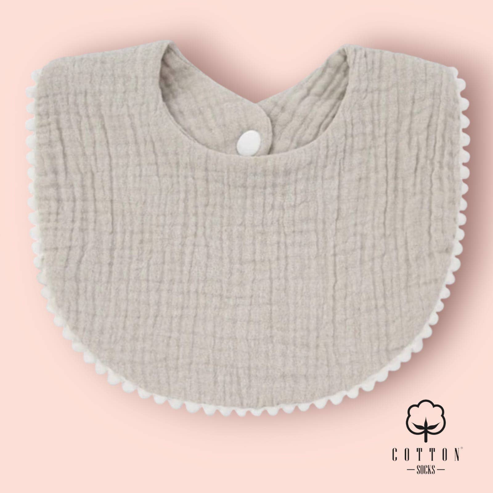 BAO-05 Økologisk bomulds savlesmæk med to lag stof, 25 x 11 cm: 2