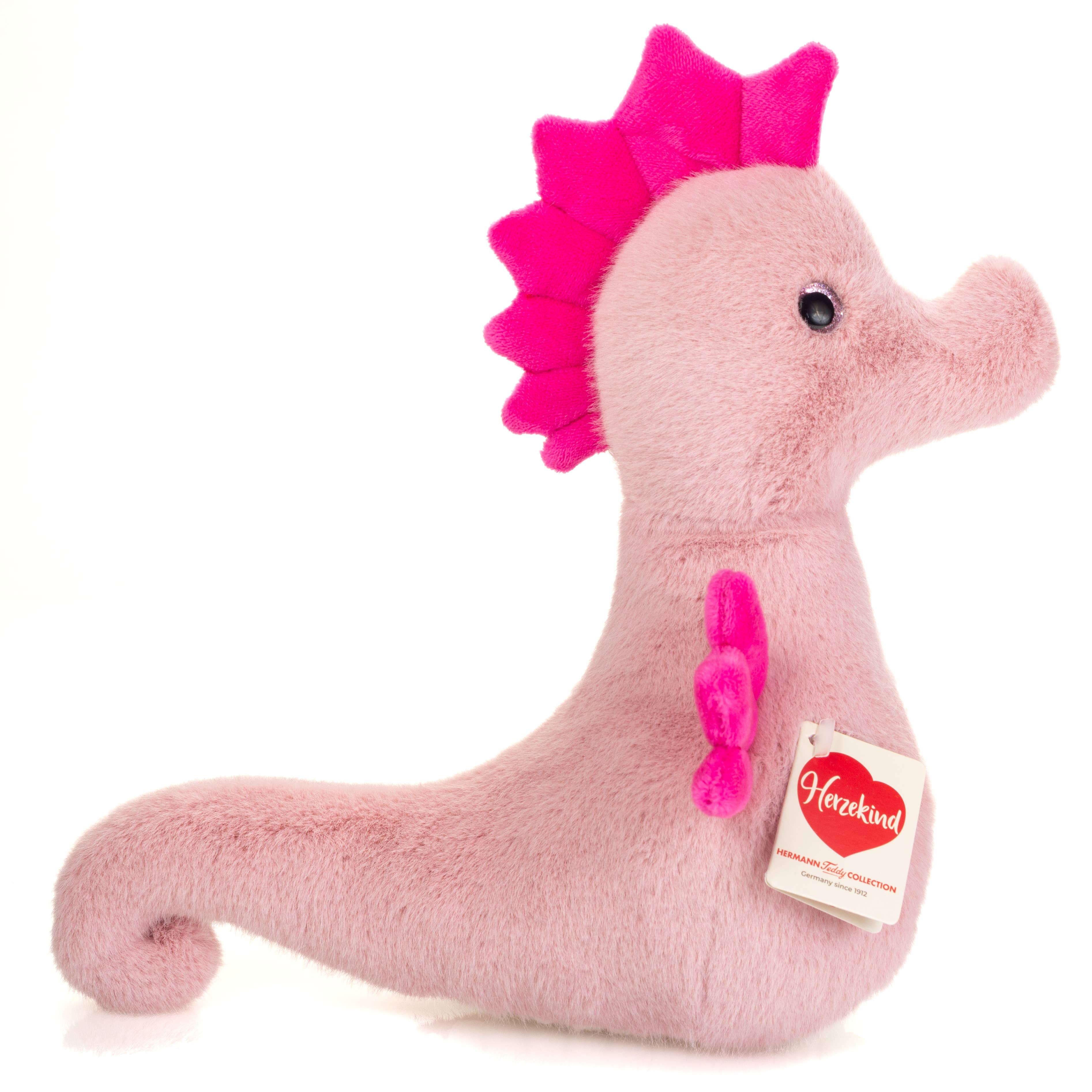 Søhest Alba rosa 23 cm - Plyslegetøj - Stofdyr