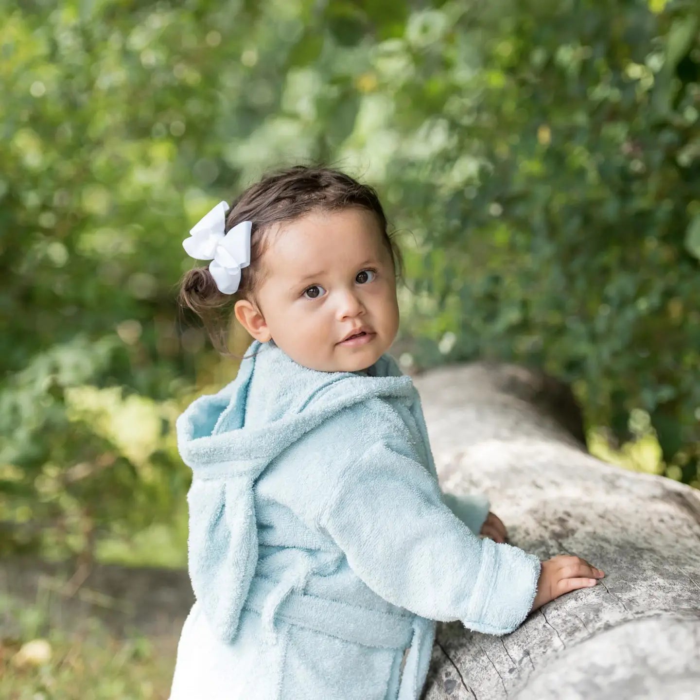 Økologisk badekåbe