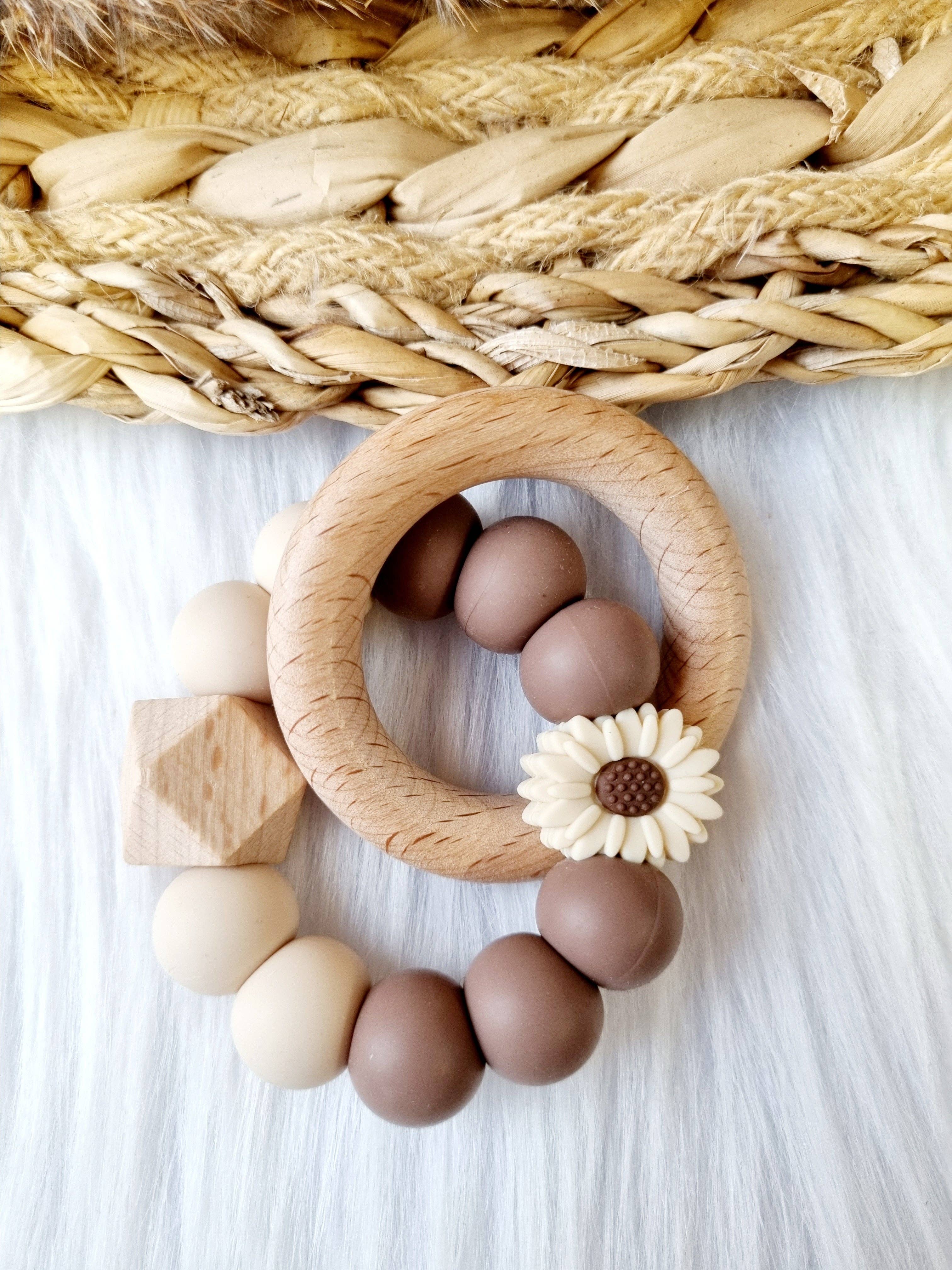 Bidering - Daisy beige, brownie