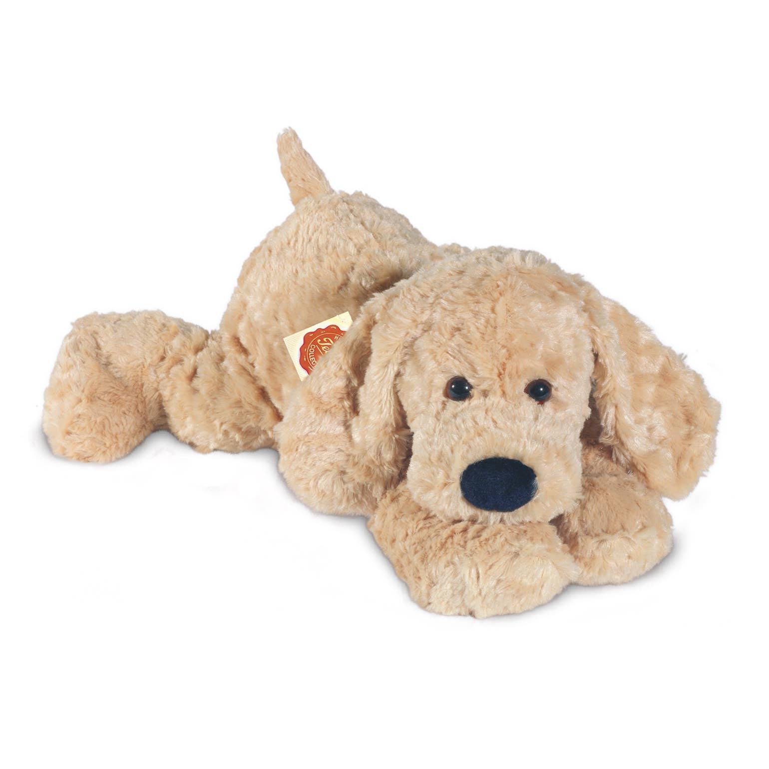 Schlenkerhund beige 40 cm - bamse - fyldt dyr
