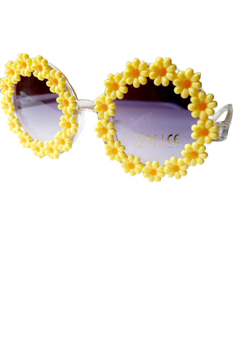 Børnesolbrille Madelief gul | børnesolbrille