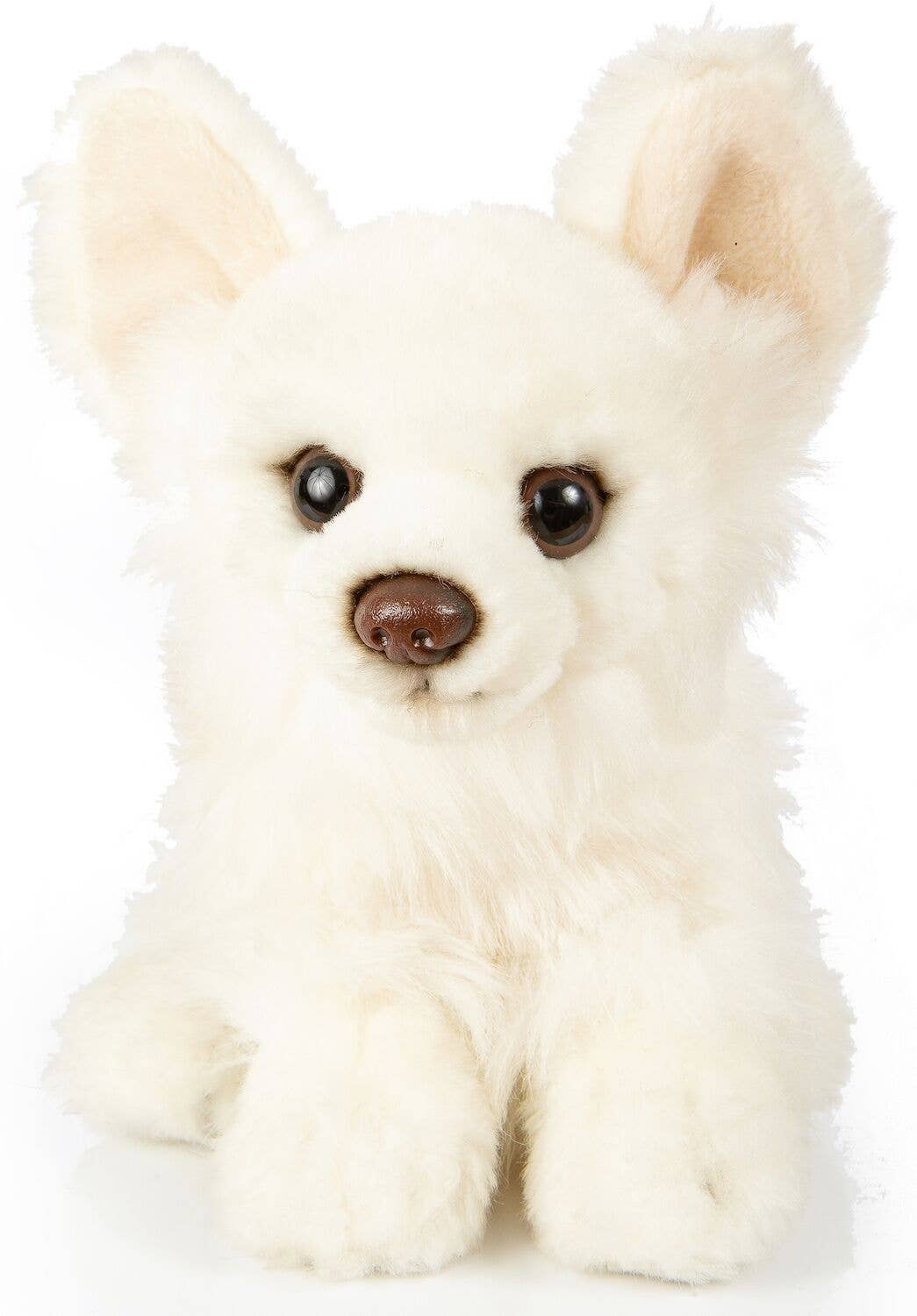 Chihuahua (hvid) med prinsesse-taske - krammebamse